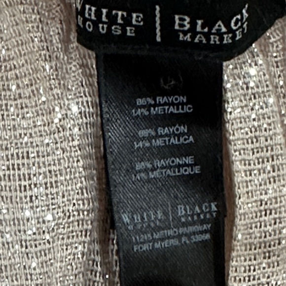 WHBM Shimmery Blush Pink Infinity Scarf - Picture 15 of 15